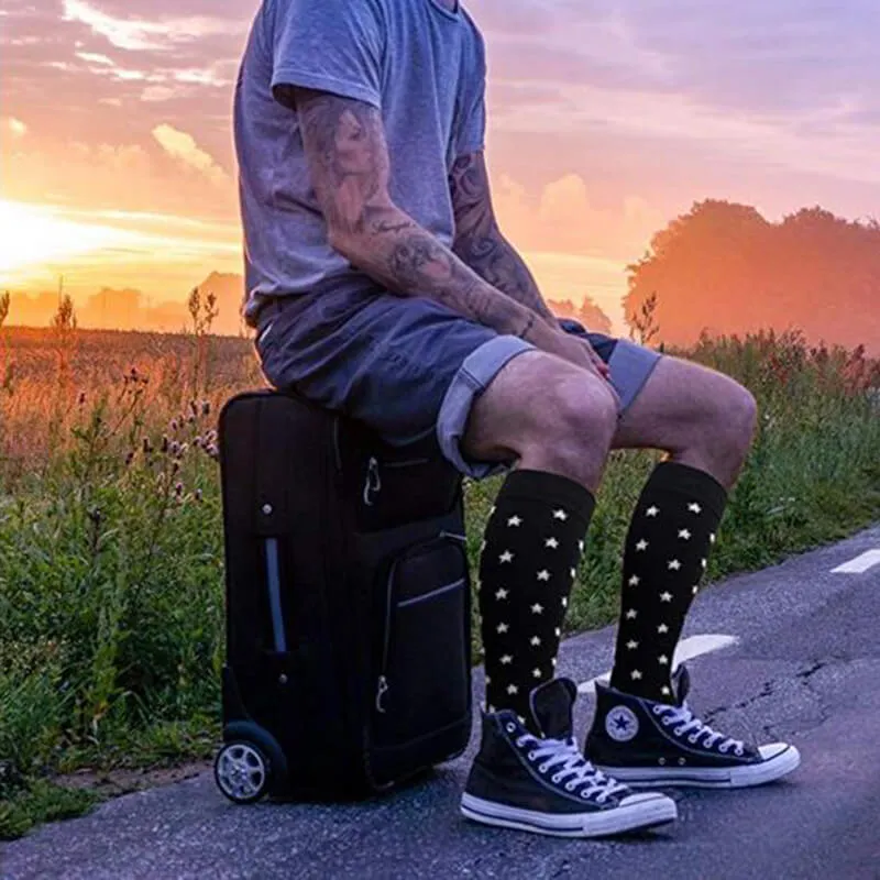 2-Pairs Star Version Compression Socks 20-25 mmHg for Man and Woman | ACTINPUT