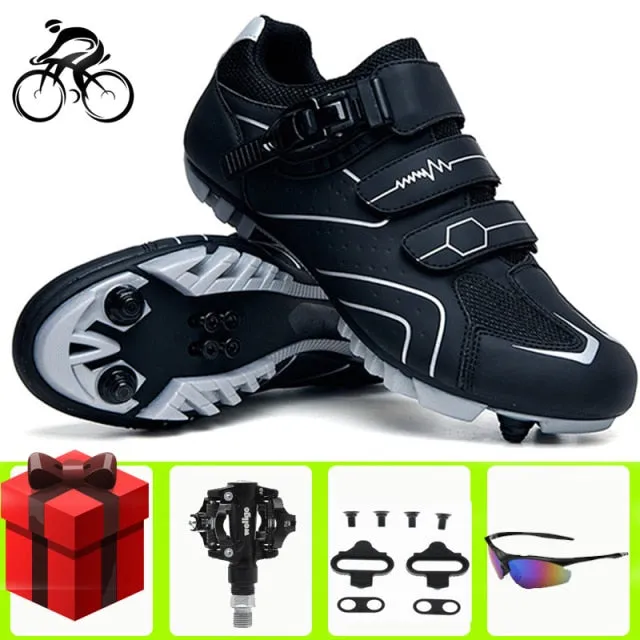 Cycling Shoes Men Breathable Outdoor Self-Locking Sneakers