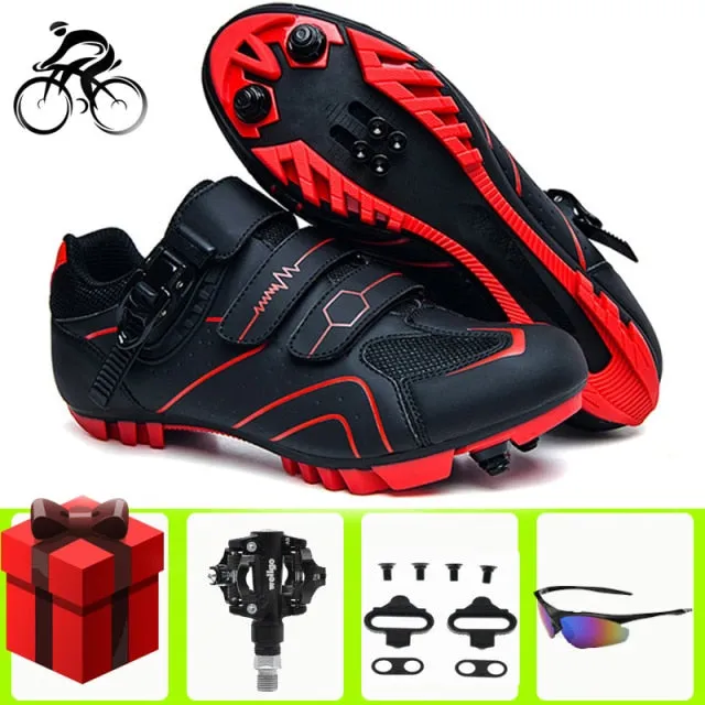 Cycling Shoes Men Breathable Outdoor Self-Locking Sneakers