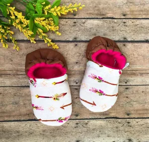 Floral Arrow Moccasins