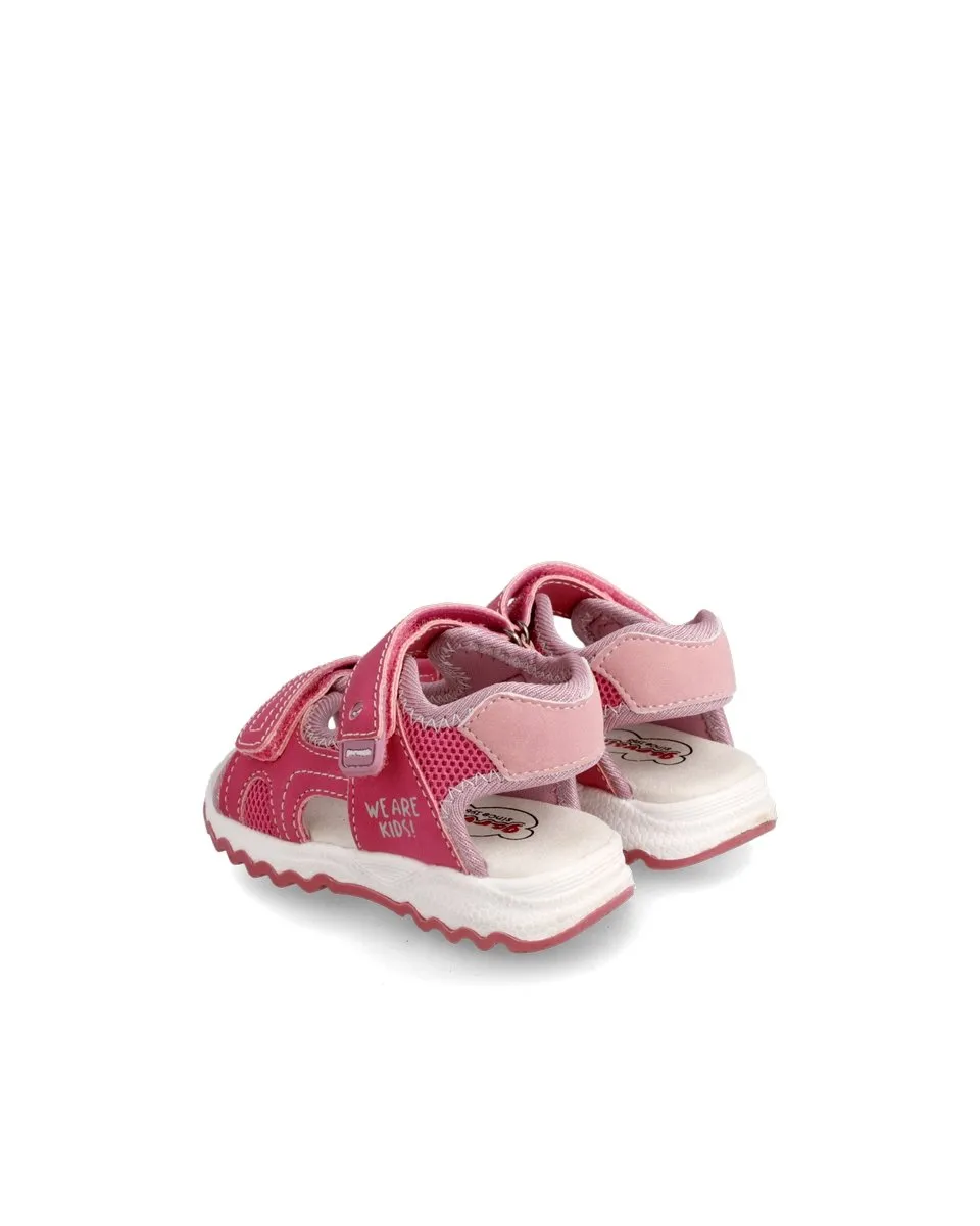 Garvalin - Sandal- Fuchsia White/Pink
