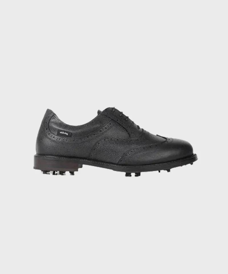Giclee Unisex Classy Premium Leather Golf Shoes - Black