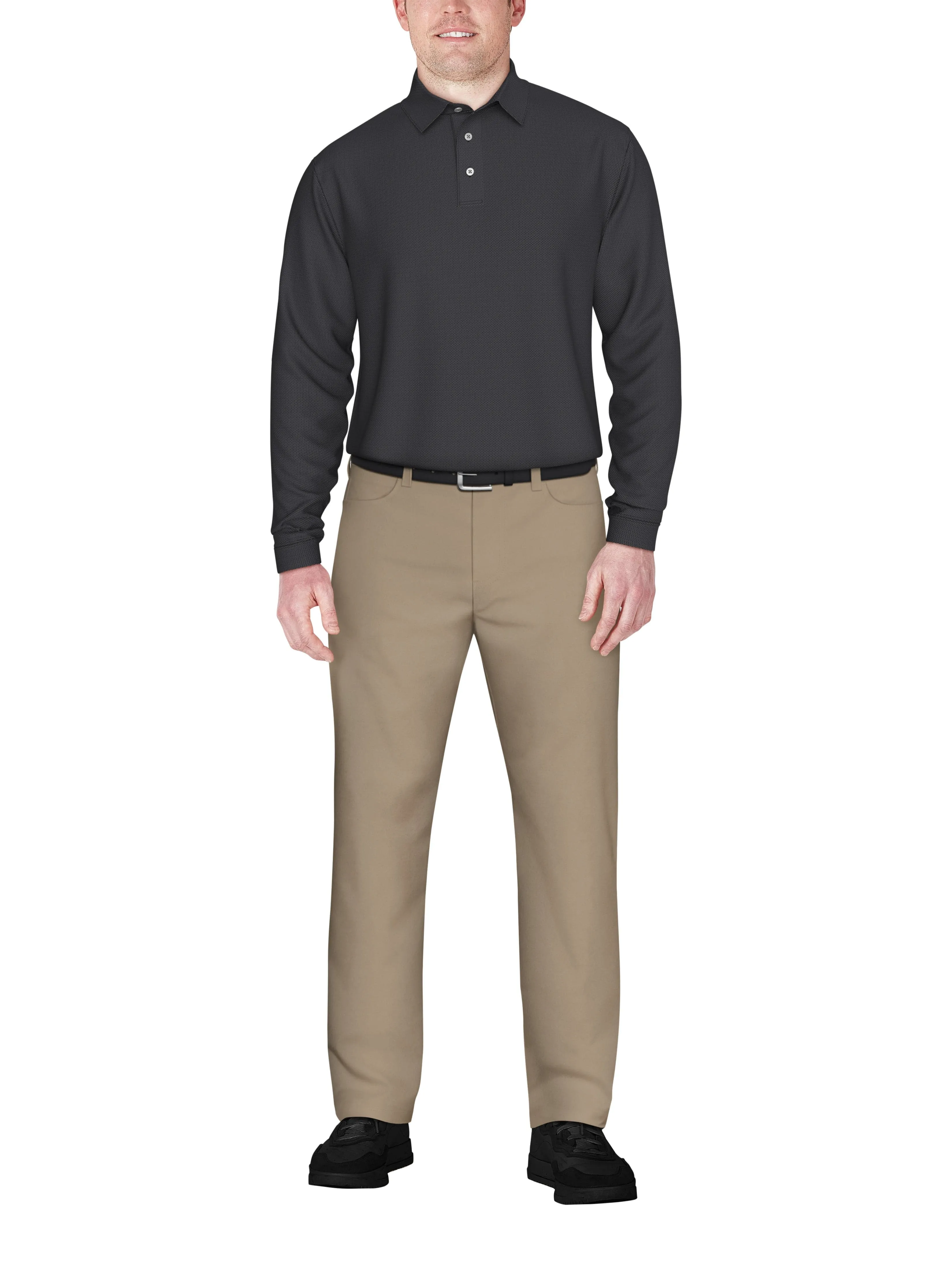 Men's Jacquard Golf Polo
