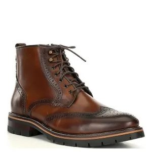 Men's Johnston & Murphy | Cody Wingtip Zip Boot | Tan