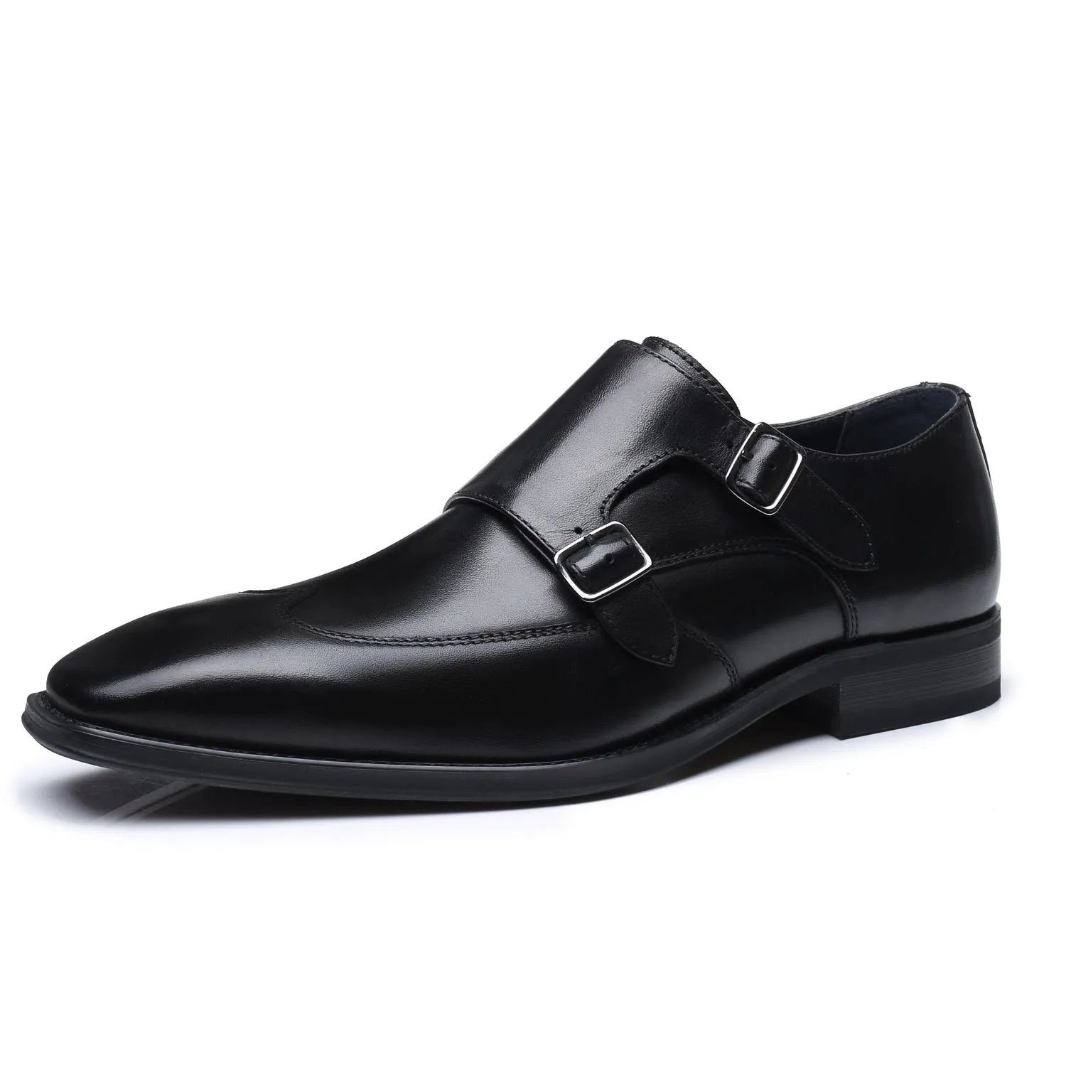 Men's Monk Strap Edna-1-black