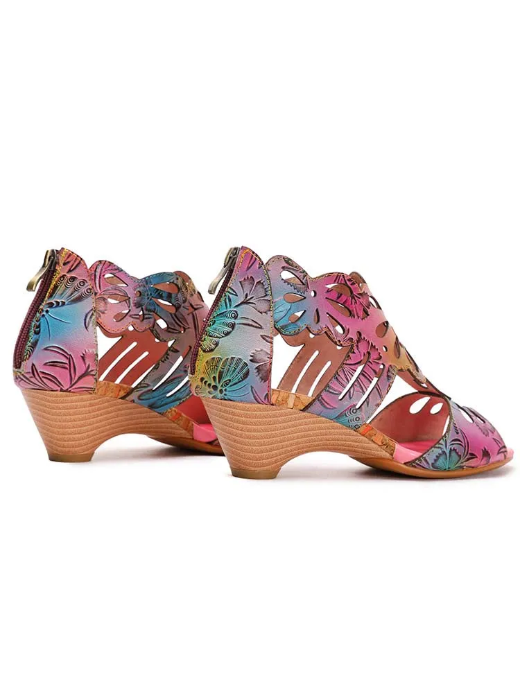 Noor Bohemian Leather Sandals