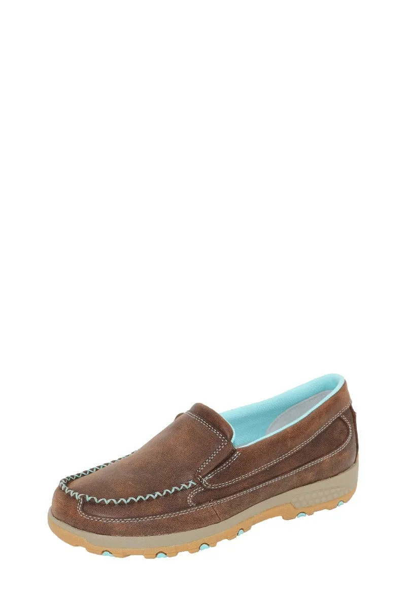 Twisted X Mocs Womens Stitch Cellstretch Slip-on