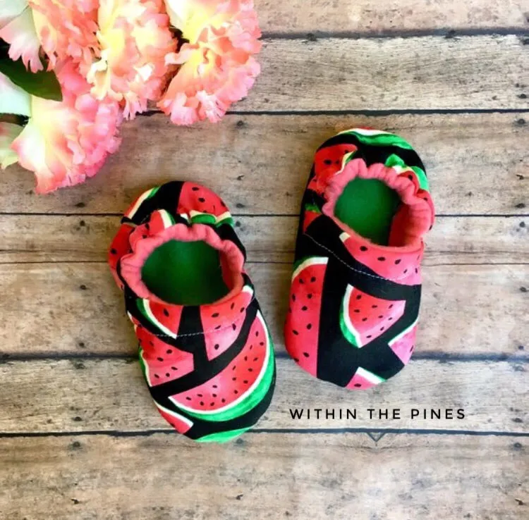 Watermelon Moccasins