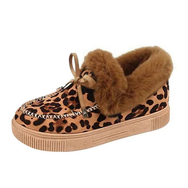 Women's Winter Slip On Fur Boots